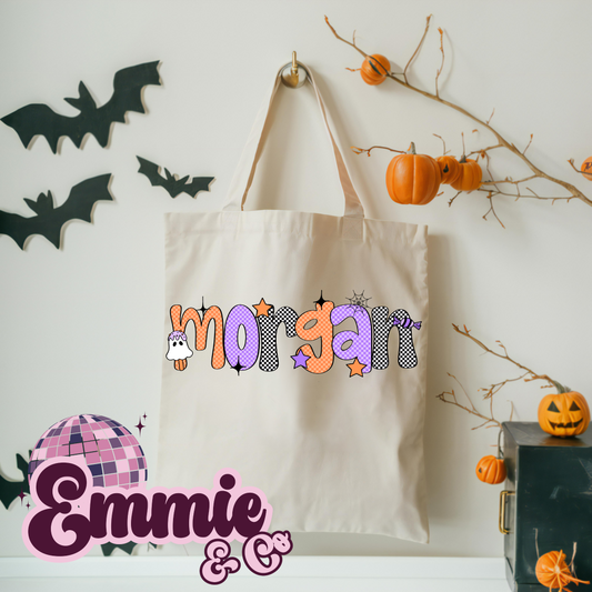 Spooky Checkers treat bag