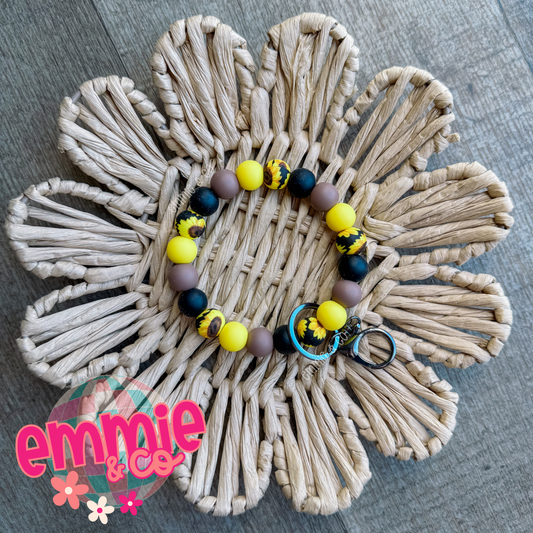 Sunflower Wristlet