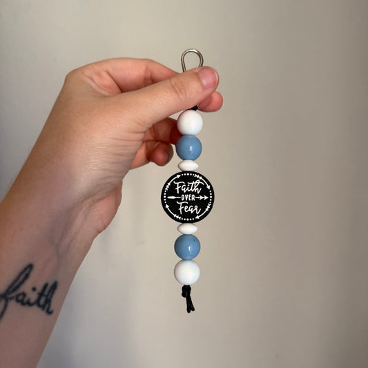 Faith over Fear keychain