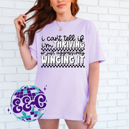 Aggressively winging it