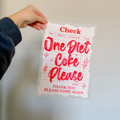 Diet Coke pls
