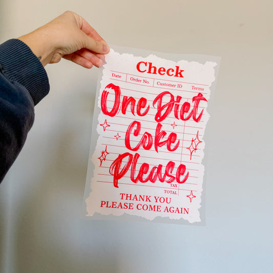 Diet Coke pls