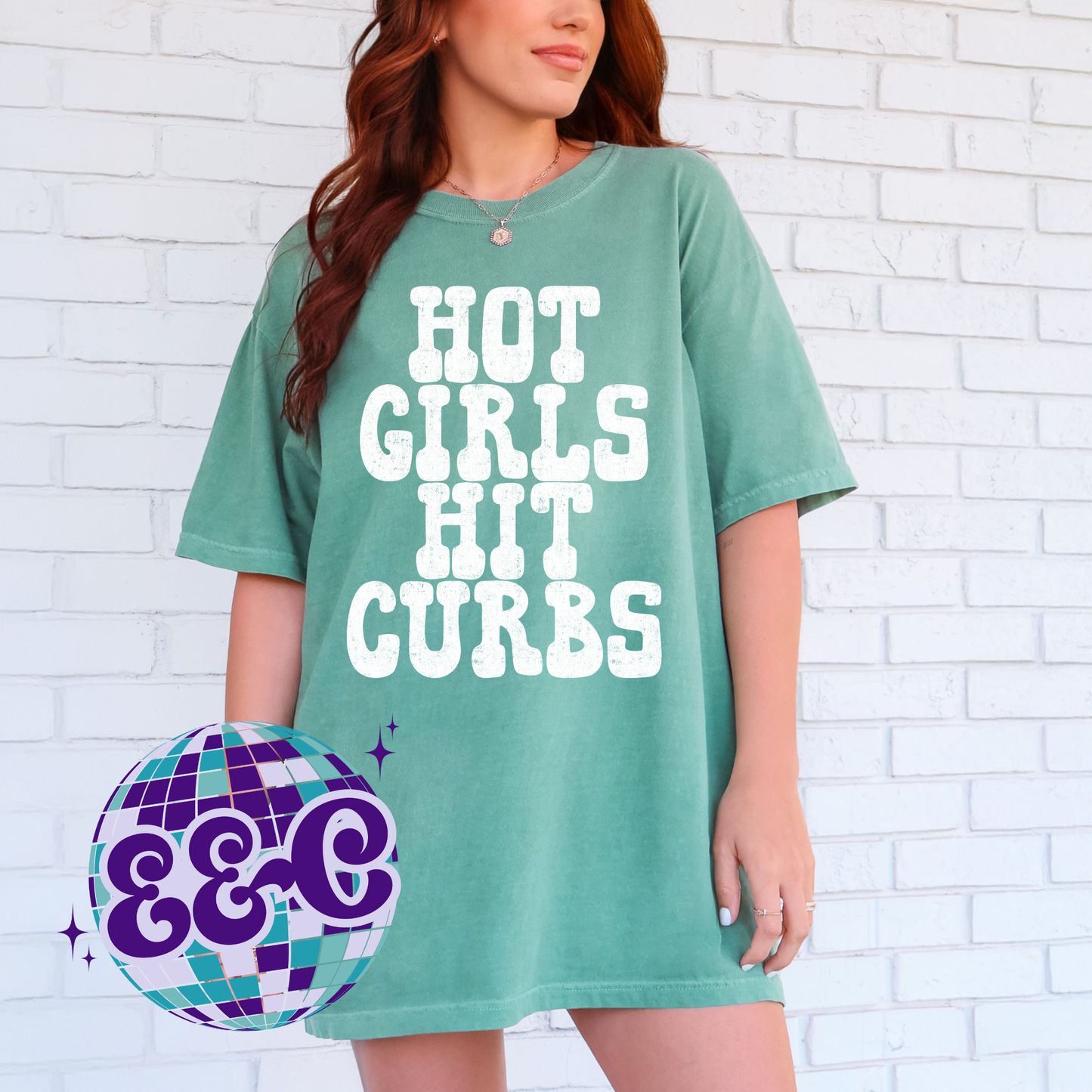 Hot girls hit curbs